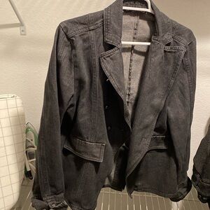 Dictionary black Jean jacket size L